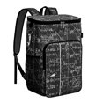 thumbnail image 1 of Scientific Formula and Laboratory Print Cooler Backpack, Insulated Leakproof Bag for School, Outdoor, and Study Travel, 1 of 2