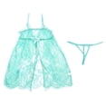 thumbnail image 4 of Ensemble de Lingerie pour Femmes Robe Babydoll en Dentelle Vêtement de Nuit, 4 of 6