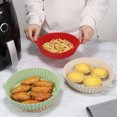 thumbnail image 3 of Silicone Bakeware Environmentally Friendly Food Grade Non Stick Multifunctional High Temperature Resistance Microwave Reusable Round Shape Baking Pan Kitchen Tools, 3 of 7
