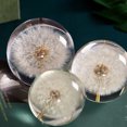 thumbnail image 4 of Youkk Decorative Dreamball With Flower Creating Enchanting Atmosphere Resin Gift Hydrangea purple 8cm 1Set, 4 of 6