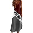 thumbnail image 2 of Lenago Robe de Pâques Grande Taille pour Femmes Mode à Bretelles Col en V Sans Manches à Rayures Imprimées Ajustée Plage Longue Robe Été Robes de Plage en Liquidation, 2 of 5