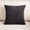 Black, variant on Throw Pillow Insert with Cover Set, 17x17 Inch Square Decorative Cushion, Polyester Woven Washable Sofa Bed Pillow, 1 Piece