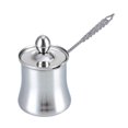 thumbnail image 3 of Luzkey Coffee Pot Arabic Multipurpose Comfortable Grip Chocolate Coffee Maker Water Kettle for Outdoor Kitchen Cafe Household Office 760ml, 3 of 8