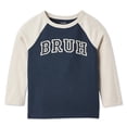 thumbnail image 1 of George Toddler Boys' Long-Sleeve Raglan T-Shirt, 1 of 2