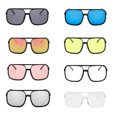 thumbnail image 2 of Optical Glasses Black Rimmed Spectacles Fashionable UV Protection Large-frame Clothing Accessories for Eyes Protection Black Rimmed Pink, 2 of 6