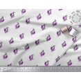 thumbnail image 3 of Soimoi Silk Fabric Leaves & Lotus Block Printed Craft Fabric by The Yard 42 Inch Wide, 3 of 3