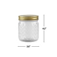 thumbnail image 2 of Pot en verre embossé de 500 Ml, 2 of 3