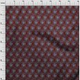 thumbnail image 3 of oneOone Silk Tabby Fabric Floral Block Print Sewing Fabric BTY 42 Inch Wide, 3 of 4