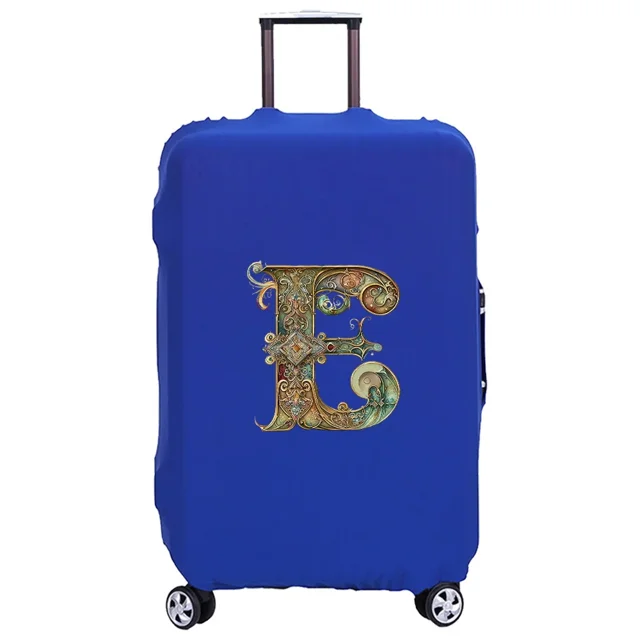 Luggage Cover Washable Case Cover Protective Case Scratch Proof Case Cover Suitable for Graphic Print Pattern Fits 18-32inch 8Graphic Letter E L