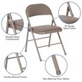 thumbnail image 2 of HERCULES Series Double Braced Gray Vinyl Folding Chair, 2 of 9