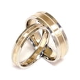 thumbnail image 2 of 14k Gold Matching His Hers Comfort Fit Wedding Band Set, 2 of 2