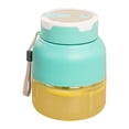 thumbnail image 1 of Eoozwa Mini Wireless Portable Rechargeable Juicer Cup USB Automatic Extractor for Fresh Juice, Compact Travel Blender with One Button Operation, Food Grade Plastic Smoothie Maker, 1 of 1