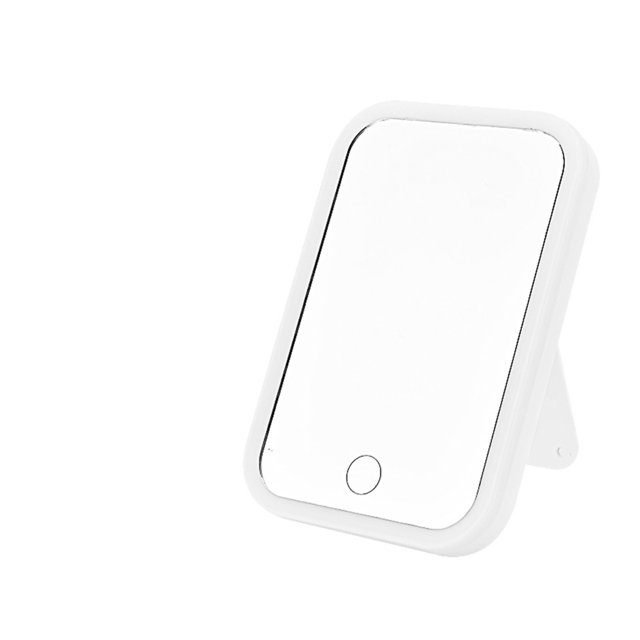 Miroir de Maquillage à DEL pour Coiffeuse avec Lumières, Miroir Rotatif avec Rangement, Gradateur de Bureau Réglable, Miroir Cosmétique USB pour Coiffeuse, Utilisation Grand