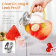 thumbnail image 1 of Glass Pitcher, 50oz Glass Pitcher with Lid and Spout, 1.5L Glass Water Pitcher, Iced Tea Pitcher for Fridge,Pitchers, 1 of 5