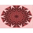 thumbnail image 1 of Ahgly Company Machine Washable Indoor Rectangle Transitional Pastel Pink Area Rugs, 7' x 9', 1 of 7