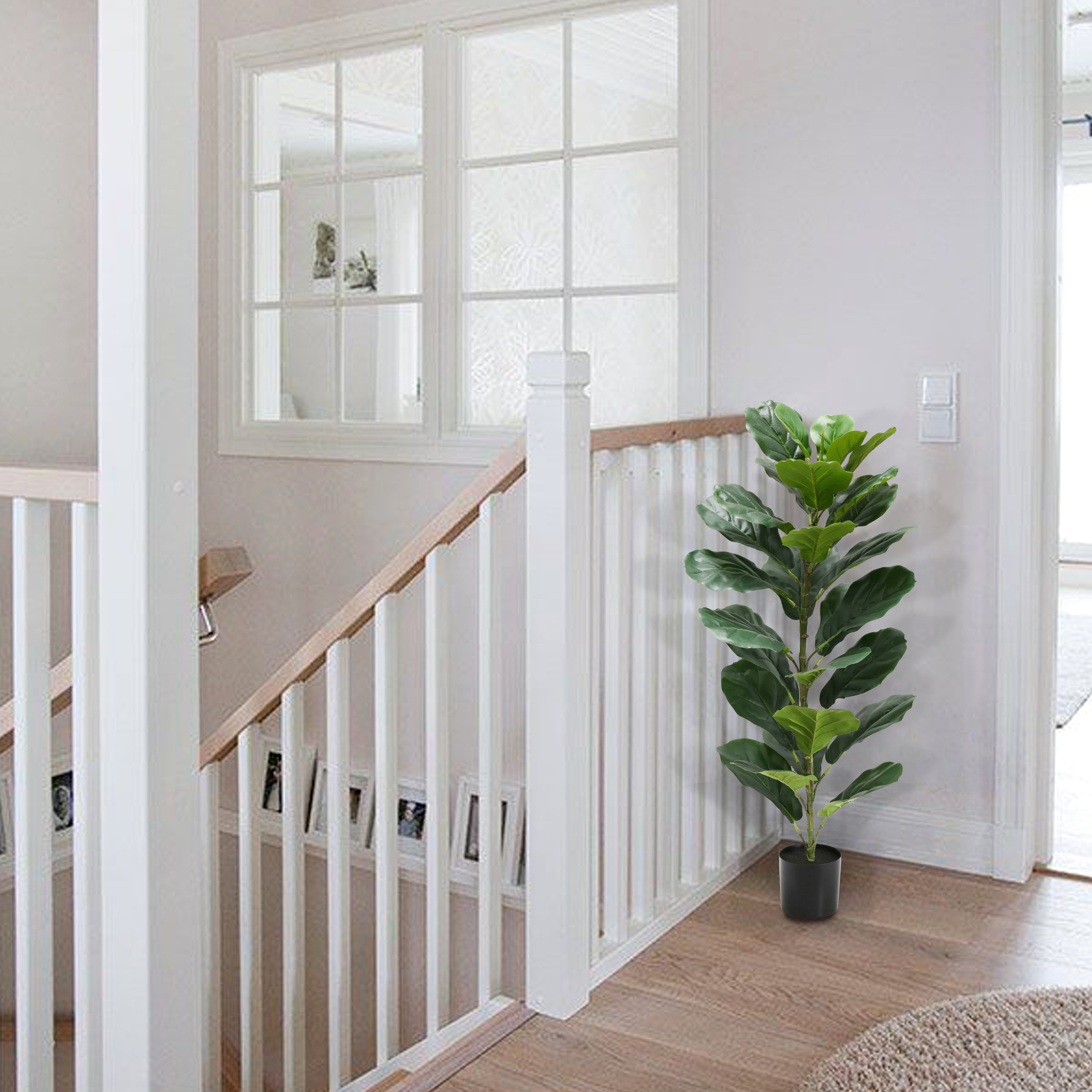 Pot d'arbre artificiel Mainstays à feuilles de figuier