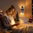 thumbnail image 4 of Amzcrzy P Lastic Lamp Christmas Decorations Christmas Night Light Night Lights Plug Into Wall Christmas Gifts Cute Night Light for Kids Plug In Nightlight Rotatable for Christmas Decorations Party, 4 of 8