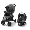 thumbnail image 1 of Graco Comfy Cruiser Travel System, Car Seat and Stroller Combo, Graystone, 1 of 10