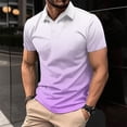 thumbnail image 2 of SDNall Men Casual Printed Short Sleeve Turn Down Collar Buttons Side Split T-Shirt Blouse Mens Button Down Long Sleeve Shirts,Button Down Shirt Men,Mens Short Sleeve Button Down, 2 of 6