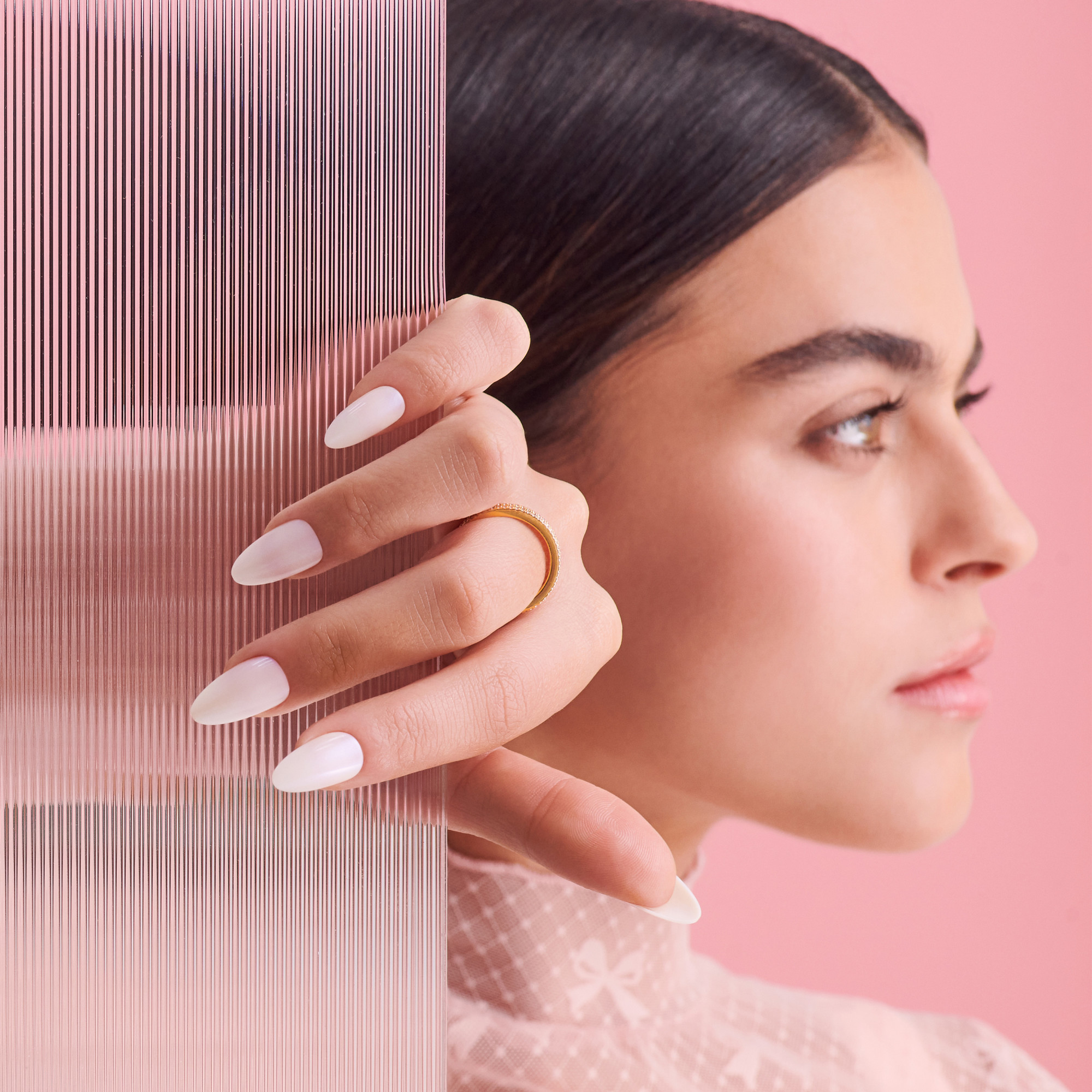 KISS Gel Fantasy Allure - Espace, Rose, Amande, Moyen