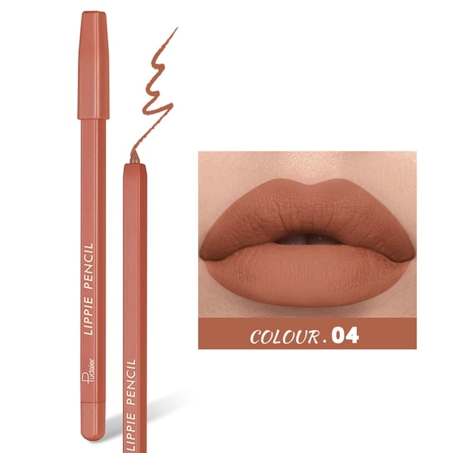 Aursykel 12 Colors Lip Liner and Lipstick Set Long Lasting 24 Hour Wear Waterproof Sweatproof Easy Apply Non Fading High Color Rendering Perfect for Office Date Shopping Summer