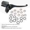 thumbnail image 3 of 10pcs Motorcycle Brake Oil Pump Sight Glass, Brake Master Cylinder Reservoir Sight Gasket Set with O Ring, Motorcycle Front Rear Brake Clutch Master for Most Motorcycles And ATVs, 3 of 7