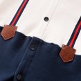 thumbnail image 4 of PatPat Baby Gentleman Faux-two Long Sleeve Jumpsuit (loose shape), 4 of 8