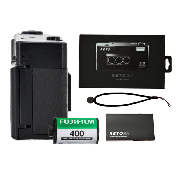 RETO 3D Classic 35mm Film Camera - Retro Lenticular 3D Effect