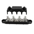 thumbnail image 2 of Miulika 4 Post Power Distribution Block with Cover 250 Amp Rating 48V Solar Wiring Heavy Black M10, 2 of 5