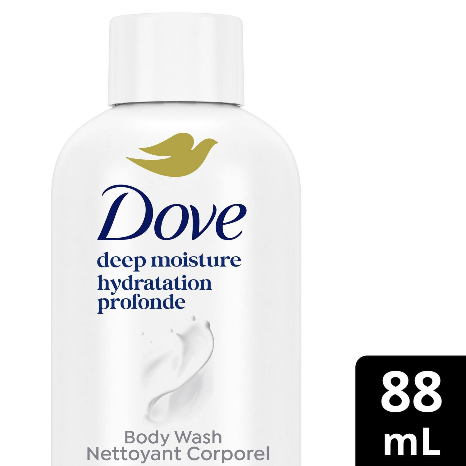 Dove Body Wash Deep Moisture Nourishing for Dry Skin, 88 ml