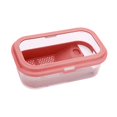 thumbnail image 4 of Bunblic Turtle Tank Detachable Indoor Decor Case Container Habitat Reptile Tank for Pet Turtle Small Amphibious Creatures Hermit Crabs M pink, 4 of 8