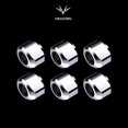 thumbnail image 1 of 6 Pcs Granzon GD-FT14 Raccord de Tube Dur Anti-off, pour Tuyau Rigide OD14mm PETG PMMA, Filetage G1/4 Pieds' Raccord de Refroidissement à Eau Argent, 1 of 6