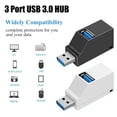 thumbnail image 4 of RYGRZJ Hub USB 3.0 3 Ports Mini Splitter Transfert de Données Haute Vitesse pour PC Portable UK, 4 of 5