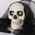 thumbnail image 3 of RKSTN Fall Decorations for Home Halloween Costume Props Horror Plastic Skull Ghost Curtain Hanging Hanging Ghost Decorations, 3 of 3