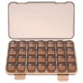 thumbnail image 1 of MasteelfCA 1 Pce Boîte à Médicaments Portable 28 Compartiments Boîte à Pilules pour Stockage Extérieur, 1 of 7