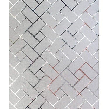 Privacy Window Film Static Cling Pattern Glass Decorated Film Frosted Glass Film Anti-UV Window