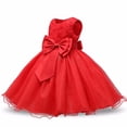 thumbnail image 3 of AAMILIFE Robe Fleur Princesse Fille Tutu Mariage Anniversaire Fête Robe Enfant Costume Enfants, 3 of 5