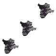 thumbnail image 1 of fastboy Bicycle Splasher Front Rear Tire Wheel Guard Mountain Bikes Bike Protecting Tool Floral Print Mudguard Accessories Claw 3Set, 1 of 6