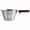 Silver, variant on Italian Espresso Measuring Cup with Wooden Handle, Stainless Steel Shot Glass with Ounce Marks, Coffee Extraction Cup