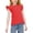 Red, variant on Cute Summer Shirts - Girls' Summer Solid Color Shirts - Casual Wear for 3-15 Years