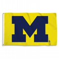 thumbnail image 1 of BSI Products 95803 NCAA Michigan Wolverines Flag with Grommets - 3 x 5 ft., 1 of 5