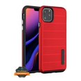 thumbnail image 1 of Apple iPhone 11 PRO Étui de Téléphone [Choc] Protection contre les Chutes PC Rigide Souple Hybride Impact Robuste Double Couches Protection Corporelle Texturée Antidérapante Armure Caoutchouc Robuste Étui TPU Rouge pour iPhone 11 PRO, 1 of 2