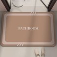 thumbnail image 4 of Bath Rug- Super Absorbent Quick Dry- Rubber Backing Non Slip-Washable Bathroom Floor Mats-Shower Rug For In Front Of Bathtub-Shower Room -16x24-, 4 of 6