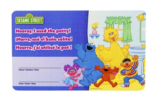 Sesame Street Trousse de Récompense pour l'Apprentissage à la Propreté