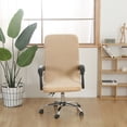 thumbnail image 5 of Solid Color Brushed High Elastic Chair Cover Soft And Comfortable Chair Seat Cover -proof And- Chair Slipcover Suitable For Dining Chair, 5 of 5