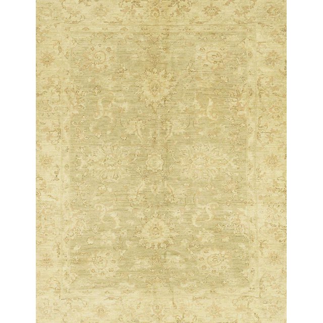 Ahgly Company Indoor Rectangle Abstract Mustard Yellow Oriental Area Rugs, 6' x 9'
