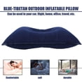 thumbnail image 3 of SharkTRUE Ergonomic Inflatable Air Pillow Bed Sleeping Camping Pillow Camping Portable Comfortable, 3 of 8
