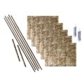 thumbnail image 1 of Fasade Hammered Decorative Vinyl Backsplash Kit- 15 sq ft Coverage, Bermuda Bronze Finish, 1 of 6