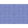thumbnail image 1 of Ahgly Company Tapis d'Intérieur Lavables en Machine Rectangle Transitionnel Jour Ciel Bleu, 4' x 6', 1 of 7