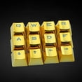 thumbnail image 3 of MesaSe 12 Pcs/ensemble Capuchons de Touches de Clavier de Jeu pour Animaux Électroplaqués de Remplacement Ensemble de Boutons, 3 of 8